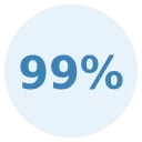 99% purity icon